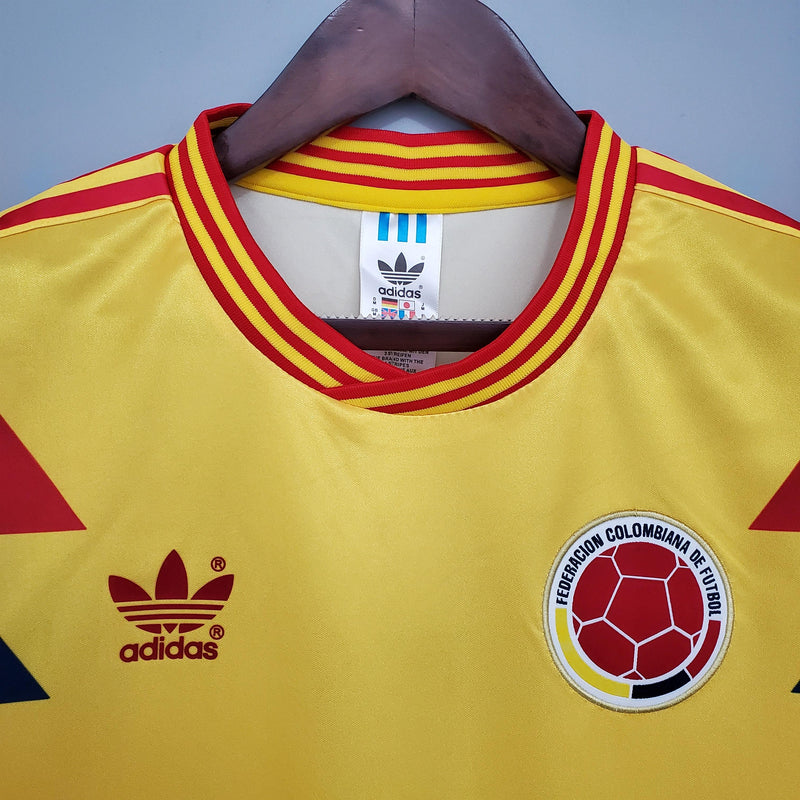 Camisa Retrô Colômbia 1990 I Home - Adidas