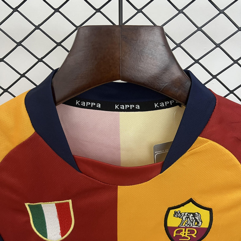 Conjunto Infantil Retrô - Roma 2001/02 I Home
