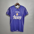Camisa Retrô Real Madrid 1997/1998 II Away - Roxa - Kelme