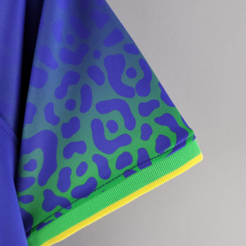 Camisa Brasil 2022 II Away - Feminina - Azul