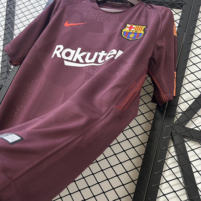 Camisa Retrô Barcelona 2017/2018 III Third - Marrom
