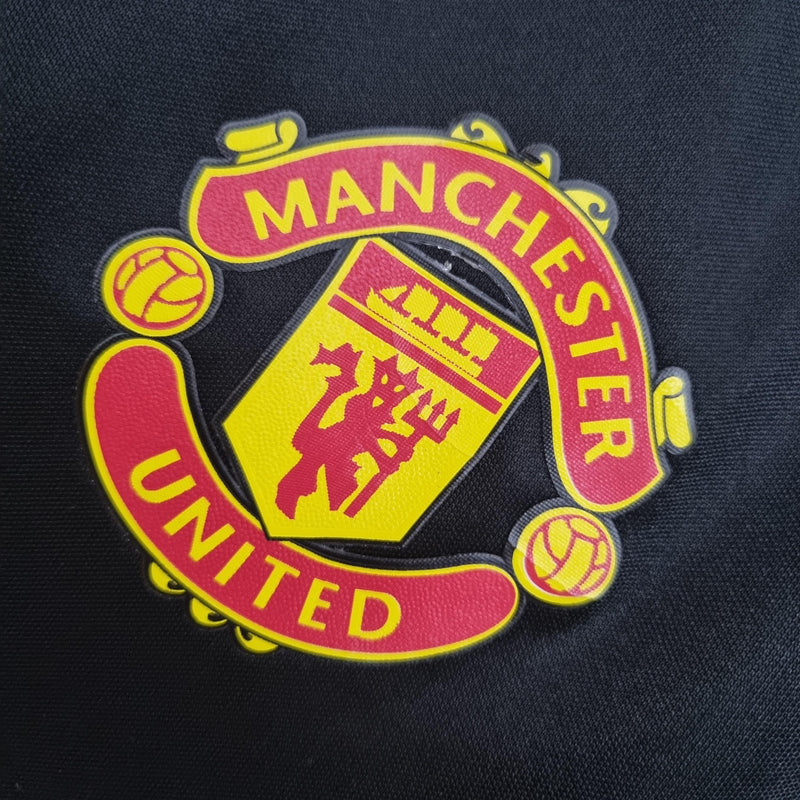 Camisa Retrô Manchester United 1988 II Away - Preta - Umbro