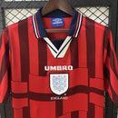 Camisa Retrô Inglaterra 1998 II Away - Vermelha - Umbro