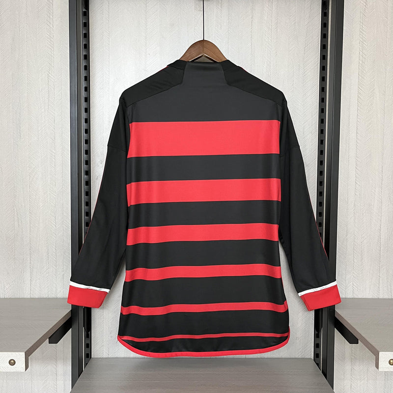 Camisa Flamengo 2024/25 I Home - Torcedor Manga Longa