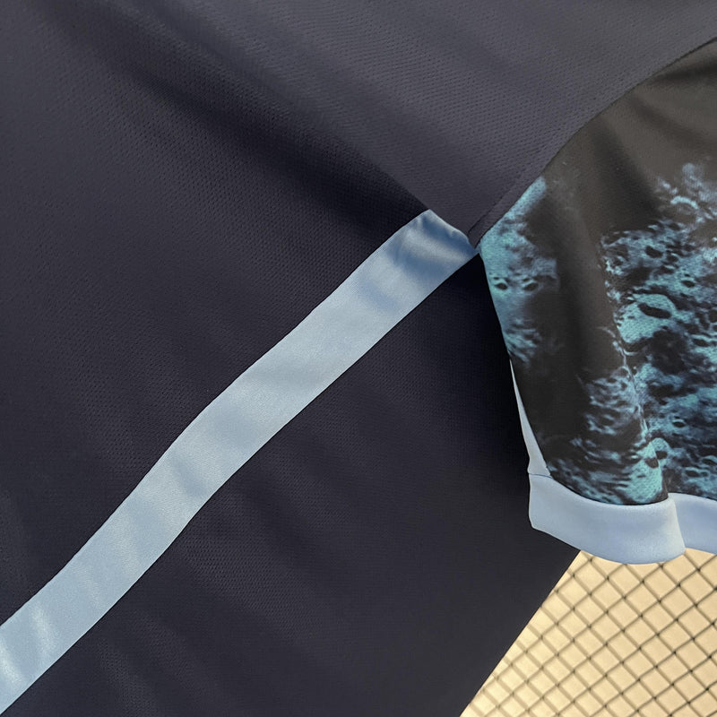 Camisa Retrô Manchester City 2015/2016 II Away - Azul Escuro - Nike
