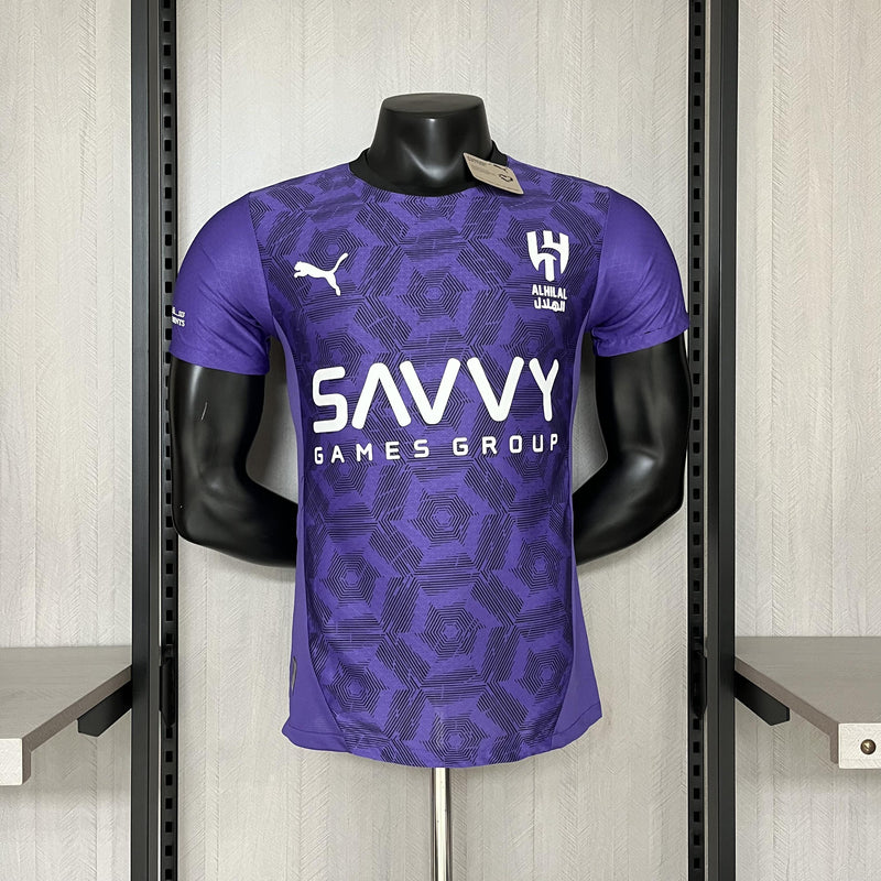 Camisa Al Hilal 2024/25 III Third - Jogador - Roxa