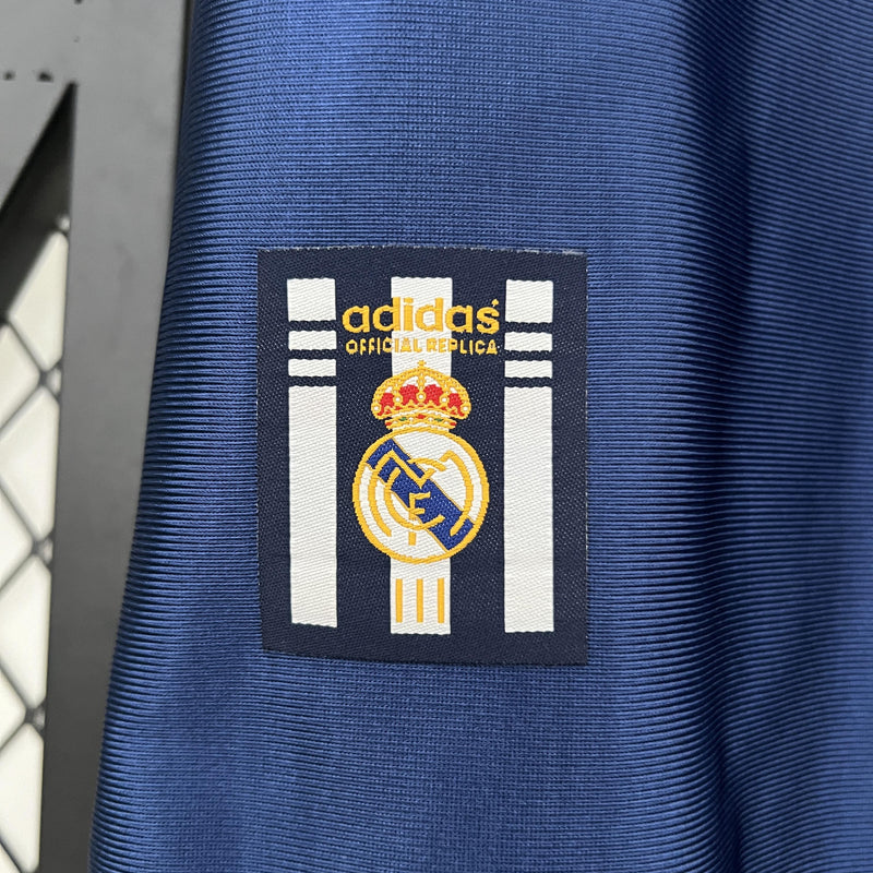 Camisa Retrô Real Madrid 1998/2000 III Third - Azul - Adidas