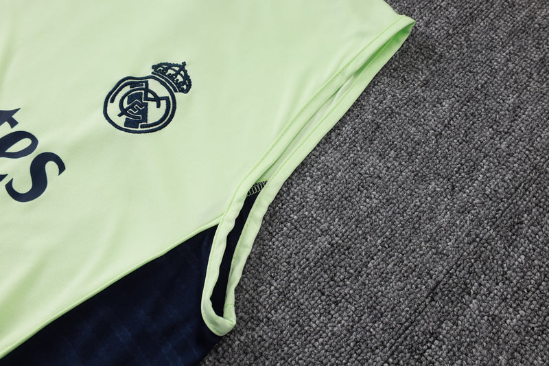 25/26 Conjunto Treino Real Madrid Regata - Verde Claro