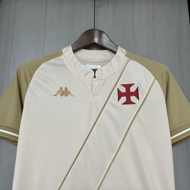 Camisa Vasco 2024/25 III Consciência Negra - Feminina - Dourada