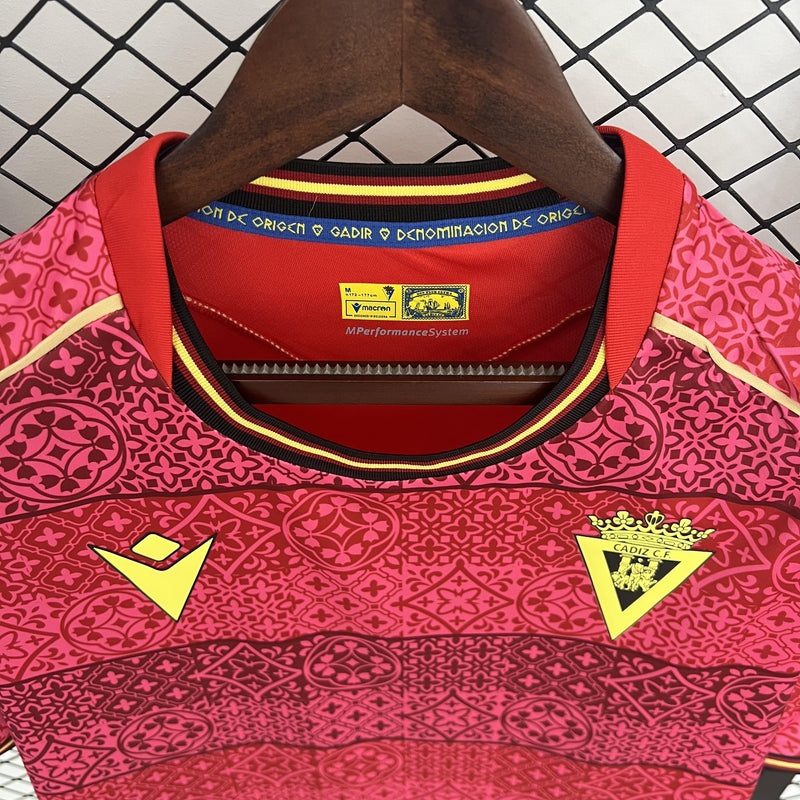 Camisa Cadiz 25/26 II Away - Torcedor - Vermelha