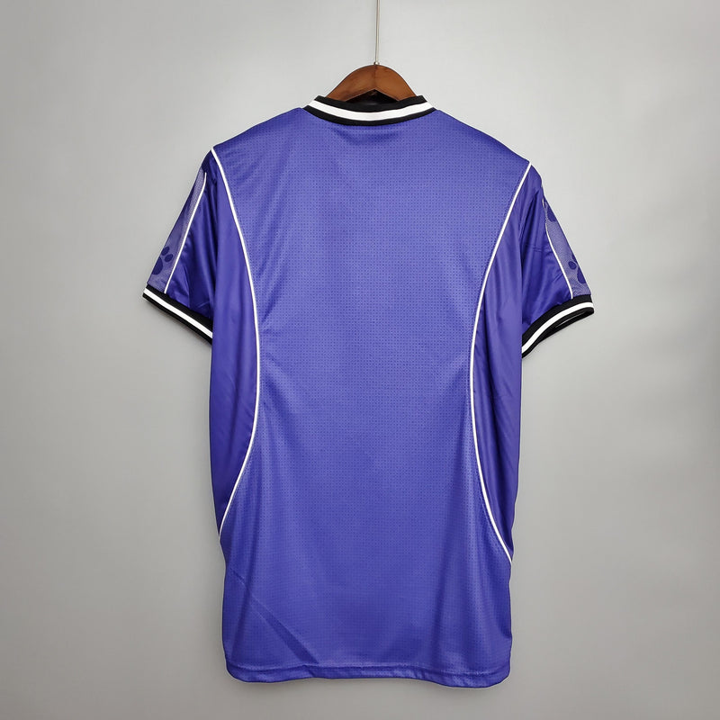 Camisa Retrô Real Madrid 1997/1998 II Away - Roxa - Kelme
