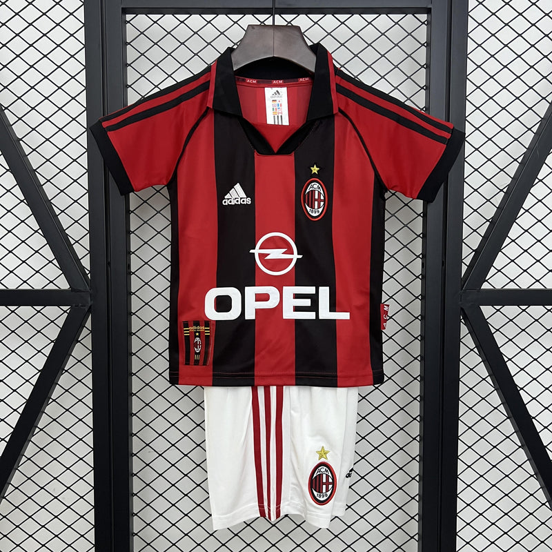 Conjunto Infantil Retrô - Milan 2008/09 I Home