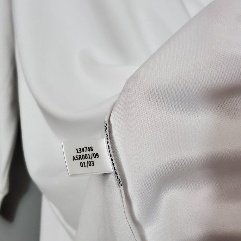 Camisa Retrô Real Madrid 2002 I Home - Manga Longa Adidas