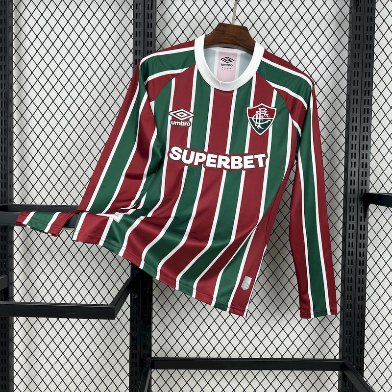Camisa Fluminense 25/26 I Home - Torcedor Manga Longa