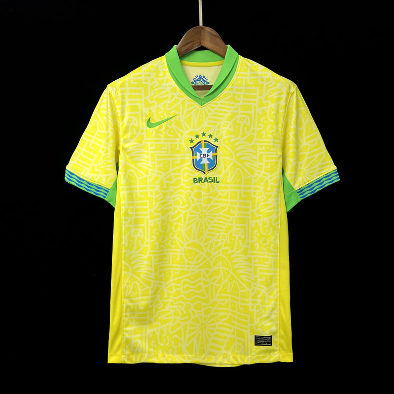 Camisa Brasil 2024/25 I Home - Torcedor - Amarelinha