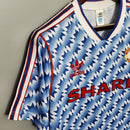 Camisa Retrô Manchester United 1990/1992 II Away - Azul - Adidas