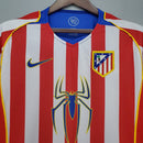 Camisa Retrô Atlético de Madrid 2004/2005 Patrocínio Homem Aranha - I Home - Nike