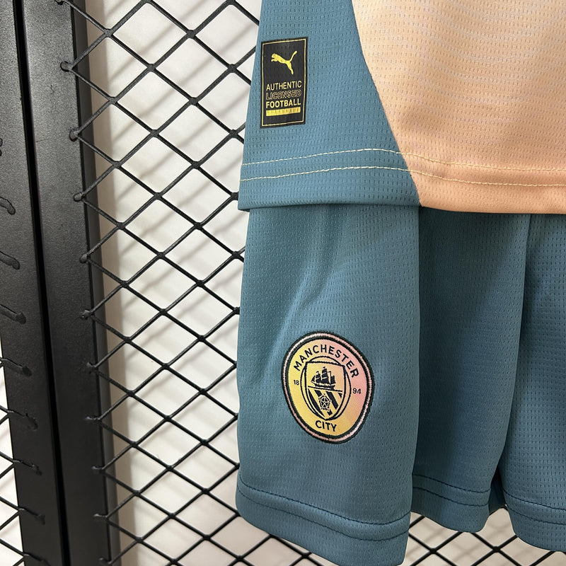 Conjunto Infantil - Manchester City 24/25 IV Fourth