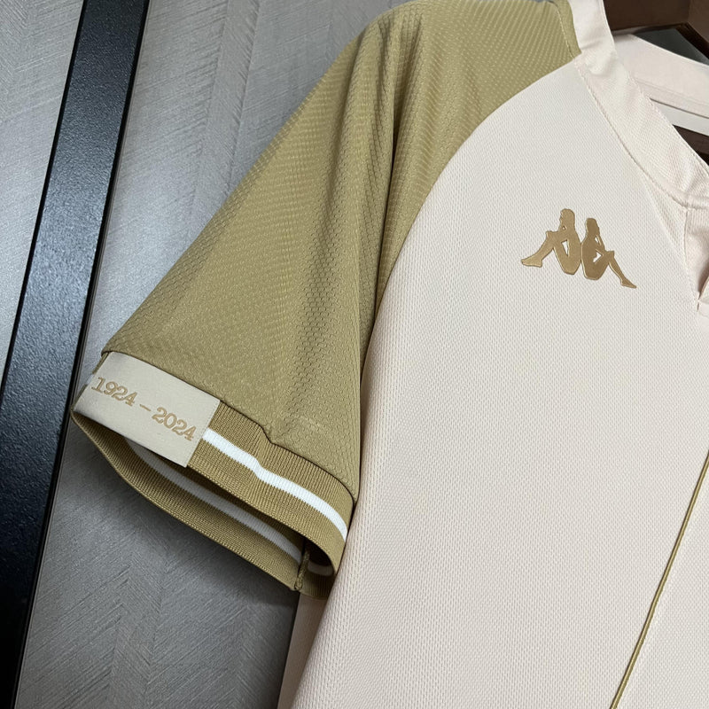 Camisa Vasco 2024/25 III Third - Torcedor - Branca e Dourada - Consciência Negra