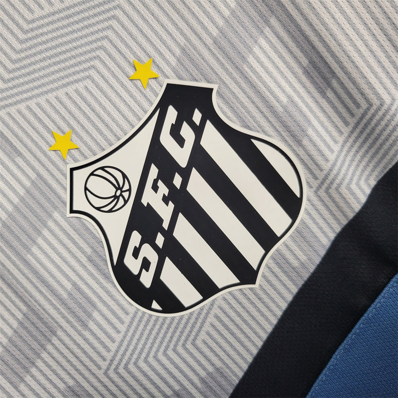 Camisa Santos 23/24 Treino Azul - Torcedor