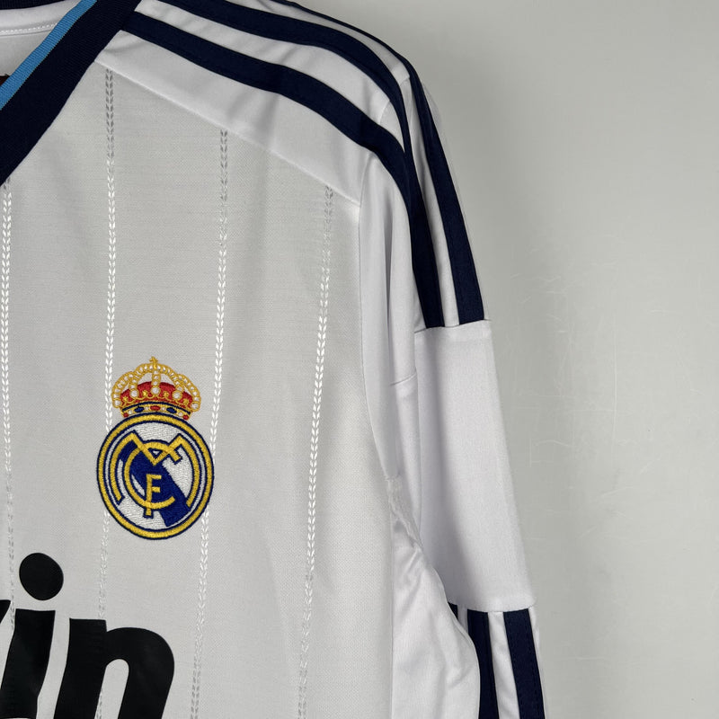 Camisa Retrô Real Madrid 2012/2013 I Home - Manga Longa Adidas