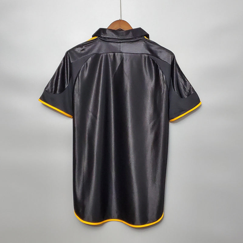 Camisa Retrô Real Madrid 1998/1999 II Away - Preta - Adidas
