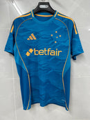 Camisa Cruzeiro 25/26 Terceira - Azul Com Dourado - Adidas