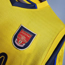 Camisa Retrô Arsenal 1999/2000 II Away - Amarela - Nike - Sega