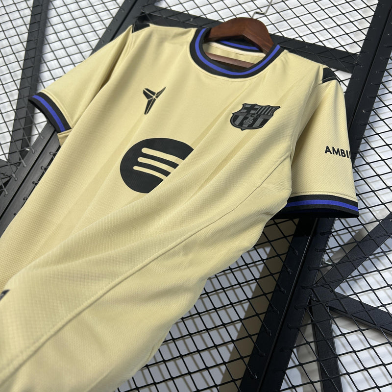 Camisa Barcelona 2025/26 II Away - Torcedor - Bege