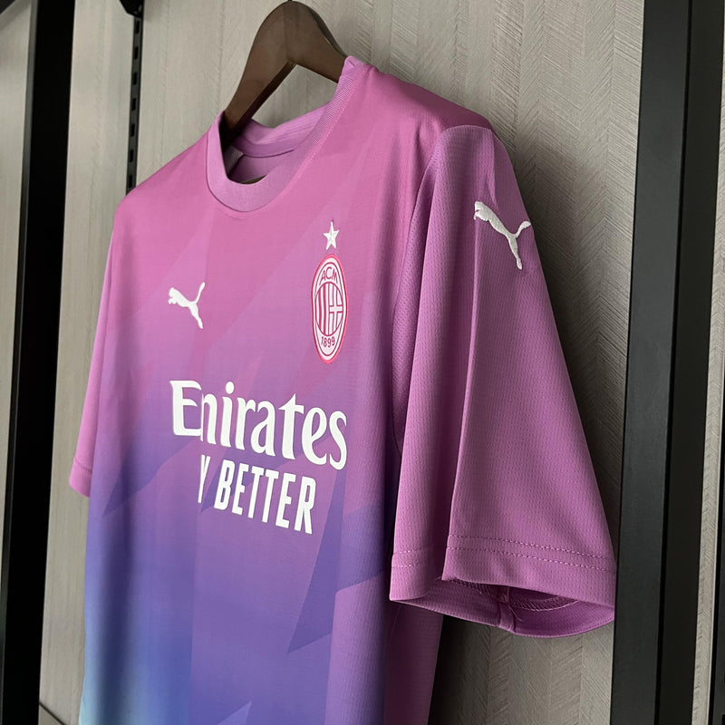 Camisa Milan 2023/24 III Third - Torcedor - Rosa