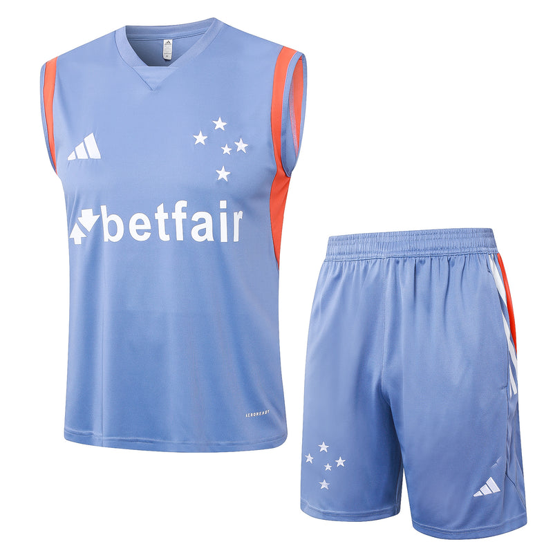 24/25 Conjunto Treino Cruzeiro - Regata - Roxo Claro