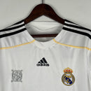 Camisa Retrô Real Madrid 2009/2010 I Home - Manga Longa Adidas