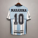Camisa Retrô Maradona Argentina 2001 Comemorativa