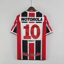 Camisa Retrô São Paulo 2000 II Away - Vermelha - Penalty