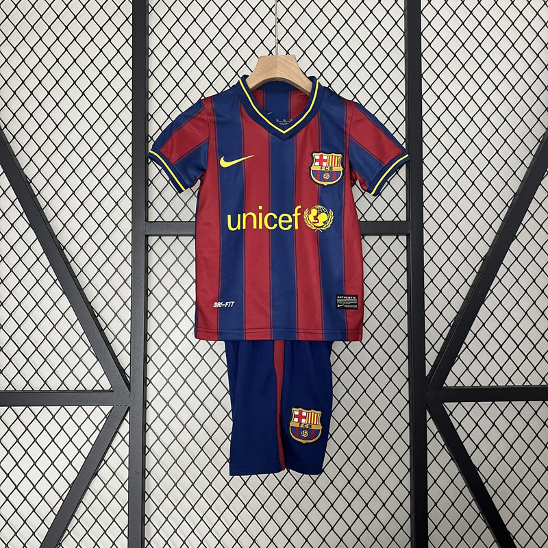 Conjunto Infantil Retrô - Barcelona 2009/10 I Home