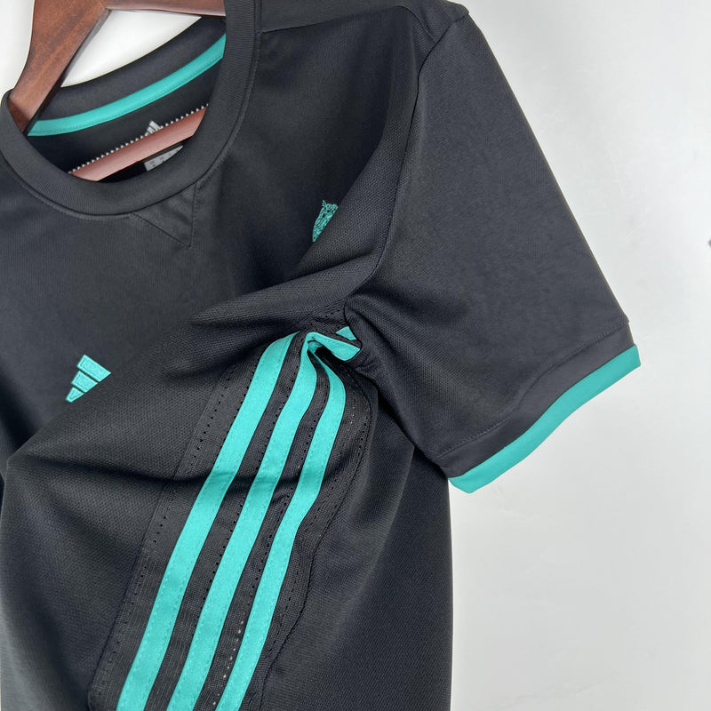 Camisa Retrô Real Madrid  2017/2018 II Away - Preta - Adidas