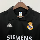 Camisa Retrô Real Madrid 2002/2003 II Away - Preta - Adidas