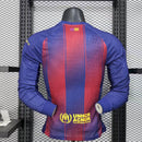 Camisa Barcelona 2025/26 I Home - Nike Manga Longa Jogador