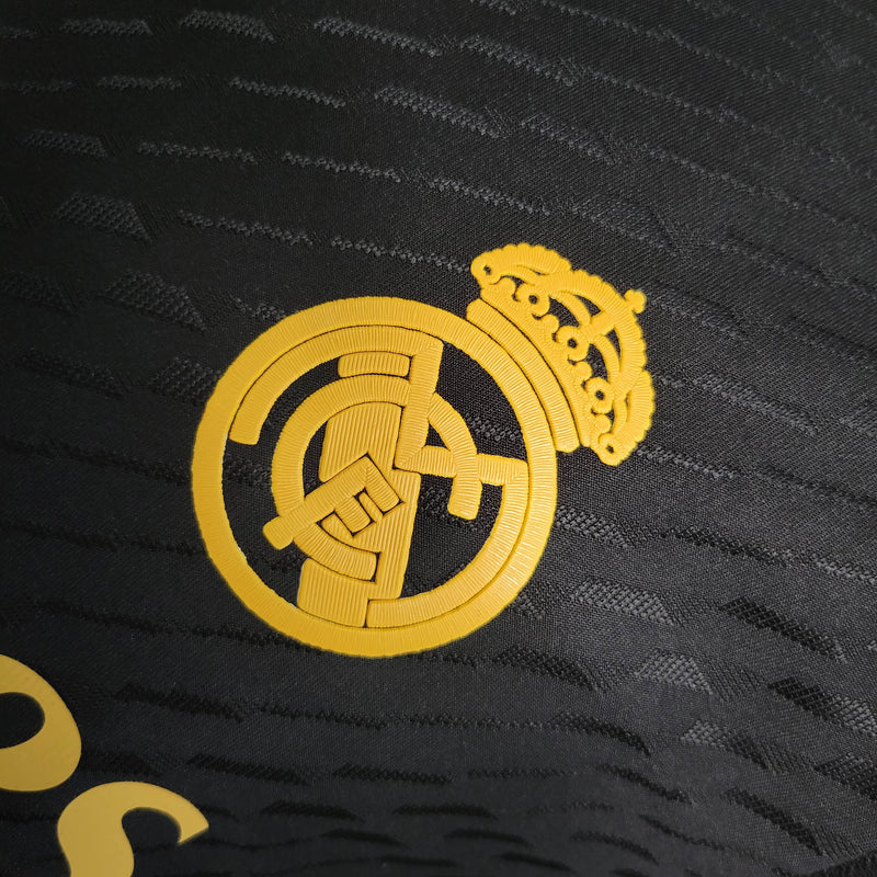 Camisa Real Madrid 2023/24 III Third - Jogador - Preta