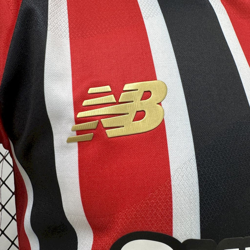 Camisa São Paulo 2025/2026 II Away - Vermelha - Jogador