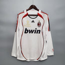Camisa Retrô Milan 2006/2007 Branca Champions Final - Manga Longa Adidas
