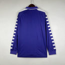 Camisa Retrô Fiorentina 1998 Nintendo I Home - Roxa - Manga Longa Fila