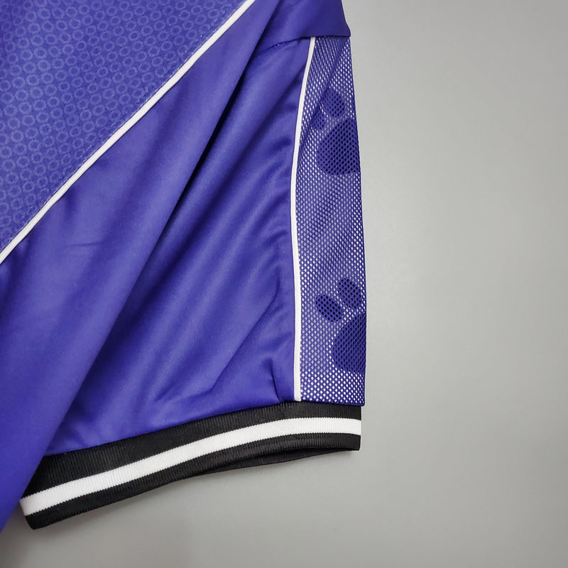 Camisa Retrô Real Madrid 1997/1998 II Away - Roxa - Kelme