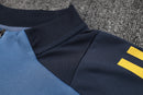 24/25 Conjunto Treino Boca Juniors - Frio Zíper Curto - Azul Escuro