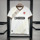 Camisa St. Pauli 2024/25 II Away - Torcedor - Branca