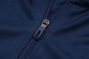 23/24 Conjunto Treino Cruzeiro - Frio Zíper Curto - Azul Escuro