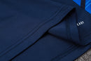 24/25 Conjunto Treino Itália - Frio Zíper Curto - Azul Escuro