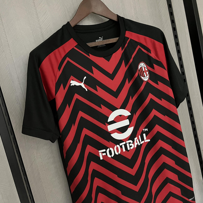 Camisa Milan 2023/24 Pré-Jogo - Torcedor