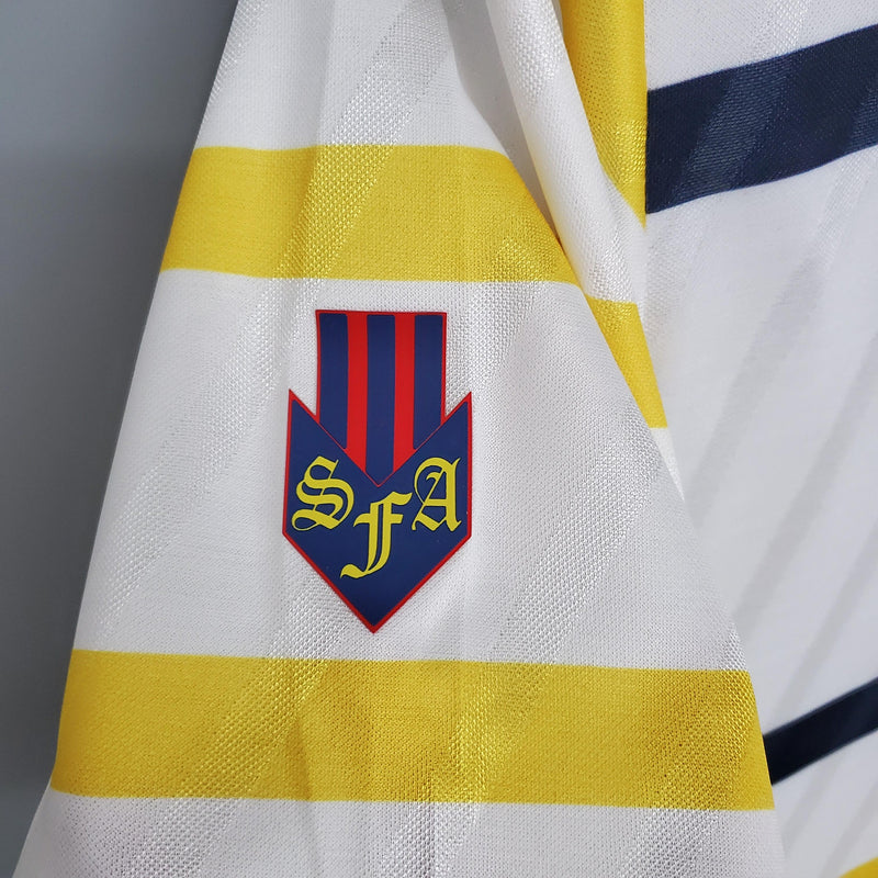 Camisa Retrô Escócia 1988/1991 II Away - Branca