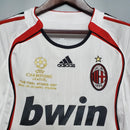 Camisa Retrô Milan 2006/2007 Branca Champions Final - Manga Longa Adidas